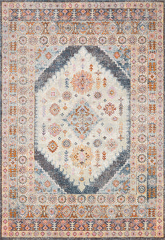 Loloi Rugs Clara Collection Rug in Pebble, Fiesta - 9.3 x 13 feet