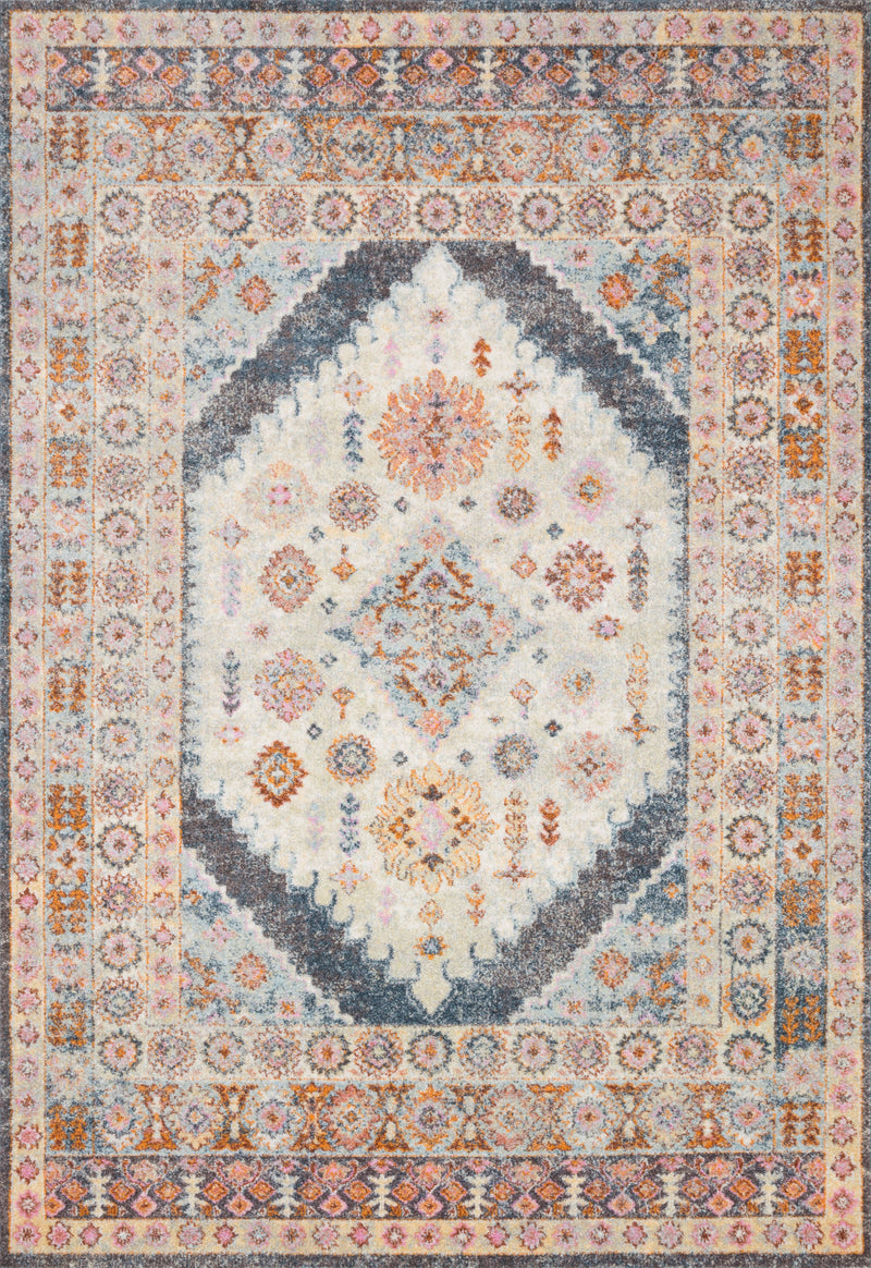 Loloi Rugs Clara Collection Rug in Pebble, Fiesta - 9.3 x 13 feet