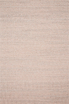 Loloi Rugs Cole Collection Rug in Blush, Ivory - 9.5 x 12.7 feet