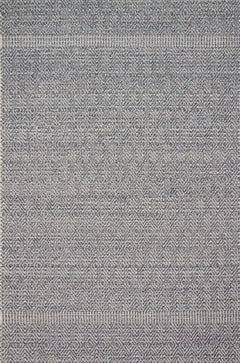 Loloi Rugs Cole Collection Rug in Denim, Grey - 9.5 x 12.7 feet