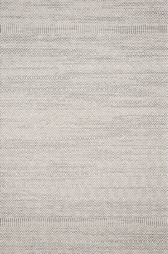 Loloi Rugs Cole Collection Rug in Grey, Bone - 9.5 x 12.7 feet