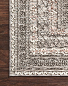 Loloi Rugs Cole Collection Rug in Grey, Multi - 7.8 x 10.1 feet