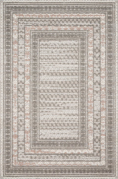 Loloi Rugs Cole Collection Rug in Grey, Multi - 7.8 x 10.1 feet