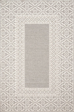 Loloi Rugs Cole Collection Rug in Grey, Ivory - 9.5 x 12.7 feet