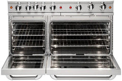 Capital 48 In. Gas Range in Stainless Steel, 6 Sealed Burners with BBQ Grill  - Precision Series, MCR486B-NG