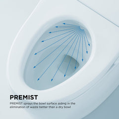 Toto Carolina II 1.28 GPF Elongated One Piece Toilet, MW6442034CEFG#01