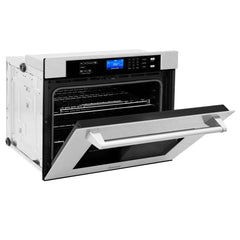 ZLINE 30 in. Professional 5.0 cu.ft. Single Wall Oven in DuraSnow® Stainless Steel with Self-Cleaning, AWSS-30