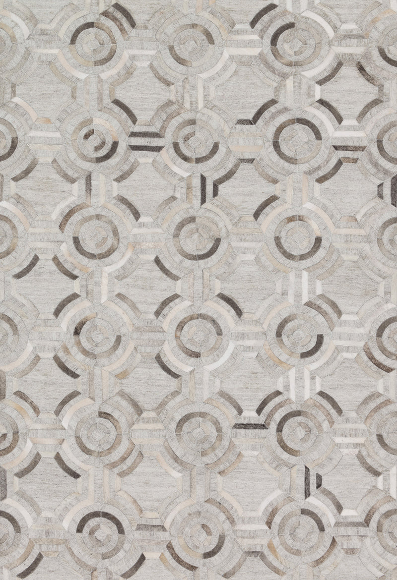 Loloi Rugs Dorado Collection Rug in Grey, Grey - 5 x 7.5 feet