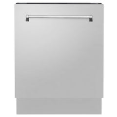 ZLINE 36" Range, Range Hood, Microwave, Dishwasher & Refrigerator Package, 5KPR-RARH36-MWDWV