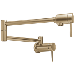 Delta Contemporary Pot Filler in Champagne Bronze, 1165LF-CZ