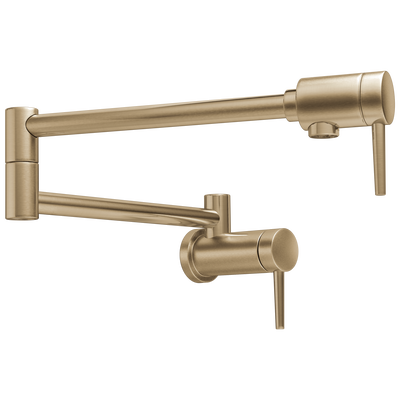 Delta Contemporary Pot Filler in Champagne Bronze, 1165LF-CZ