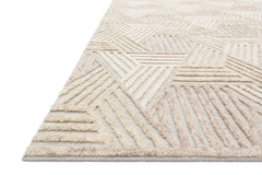 Loloi Rugs Ehren Collection Rug in Oatmeal, Ivory - 7.8 x 9.8 feet