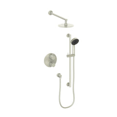 ZLINE Emerald Bay Thermostatic Shower System in Brushed Nickel, EMBY-SHS-T3-BN