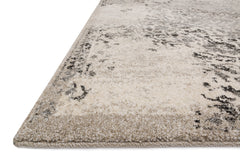 Loloi Rugs Emory Collection Rug in Ivory, Charcoal - 8.9 x 12.4 feet