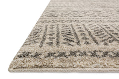 Loloi Rugs Emory Collection Rug in Stone, Graphite - 8.9 x 12.4 feet