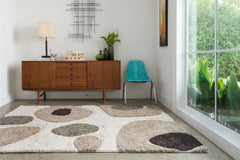 Loloi Rugs Enchant Collection Rug in Ivory, Multi - 9 x 12 feet