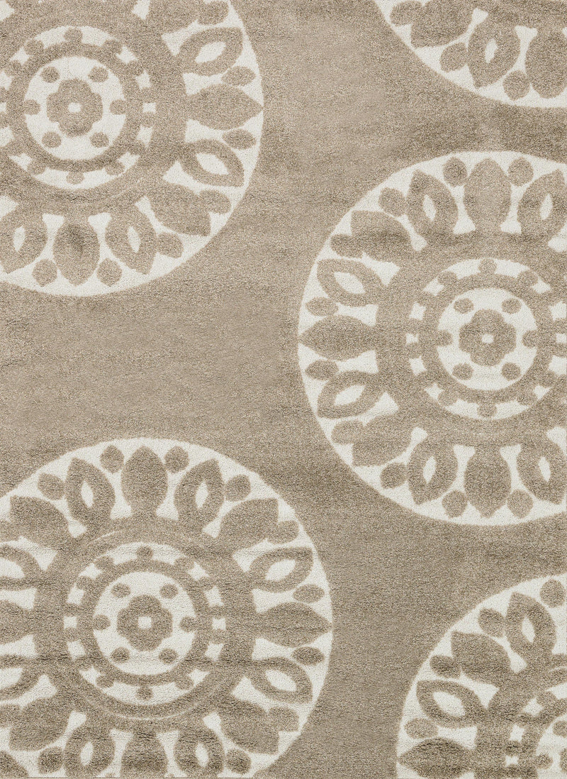 Loloi Rugs Enchant Collection Rug in Beige - 9 x 12 feet