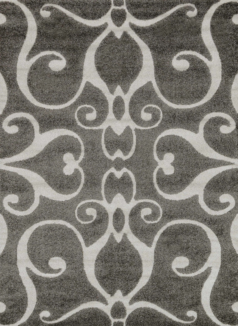 Loloi Rugs Enchant Collection Rug in Smoke - 7.6 x 10.5 feet