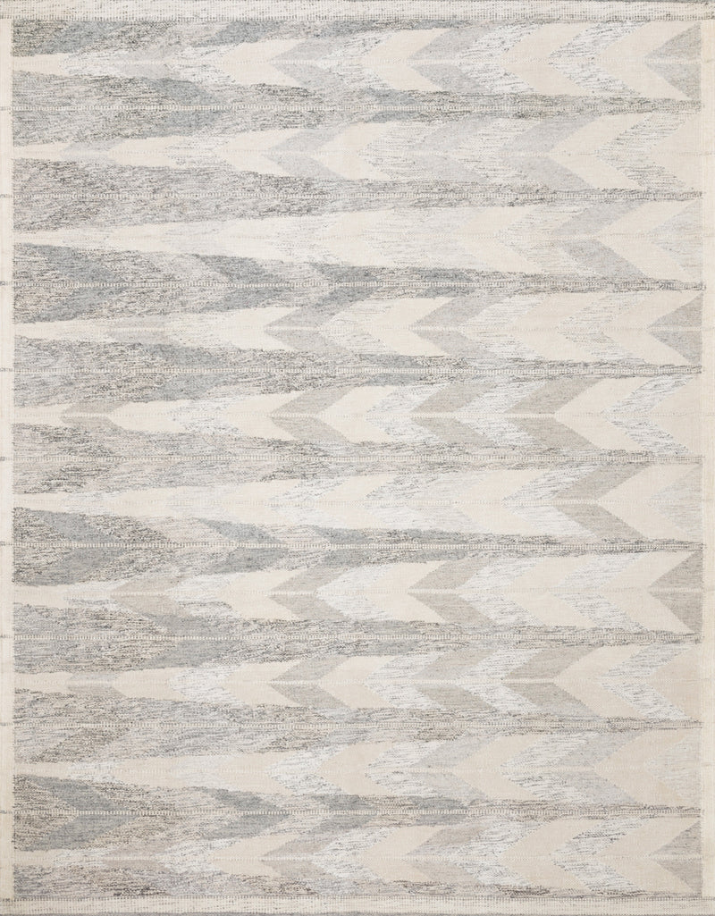 Loloi Rugs Evelina Collection Rug in Pewter, Silver - 5 x 7.5 feet