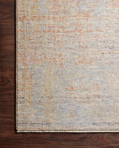 Loloi Rugs Faye Collection Rug in Santa Fe, Blue - 11.5 x 15.6 feet