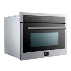 Forno 24 inch Microwave Oven In Stainless Steel, 1.6 cu.ft., FMWDR3093-24