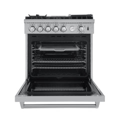 Forno 30 Inch Gas Range, 5 Burners with Air Fryer and Griddle, FFSGS6276-30