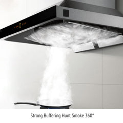 Fotile Appliance Package 30 In. Cooktop and 36 In. Wall Mount Range Hood in Stainless Steel, 900CFM, AP-GLS30501-8