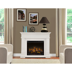 Dimplex Jean Mantel Electric Fireplace with Logs, GDS28L8-1802W