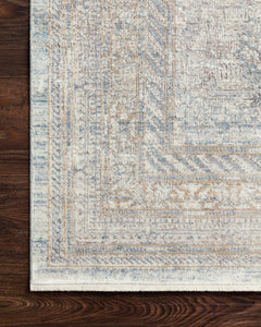 Loloi Rugs Gemma Collection Rug in Silver, Multi - 2.7 x 7.8 feet