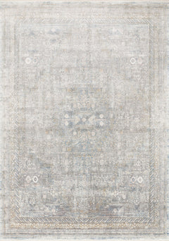 Loloi Rugs Gemma Collection Rug in Silver, Multi - 5 x 7.3 feet