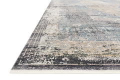 Loloi Rugs Gemma Collection Rug in Charcoal, Multi - 2.7 x 10 feet