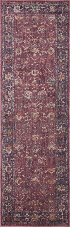 Loloi Rugs Giada Collection Rug in Grape, Multi - 7.8 x 10 feet