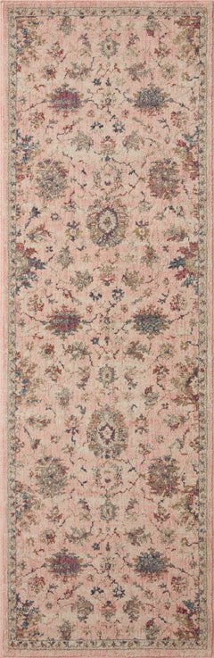 Loloi Rugs Giada Collection Rug in Blush, Multi - 7.8 x 10 feet