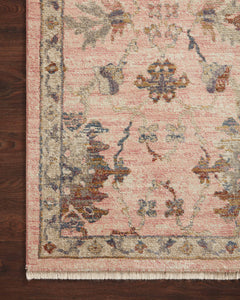 Loloi Rugs Giada Collection Rug in Blush, Multi - 7.8 x 10 feet