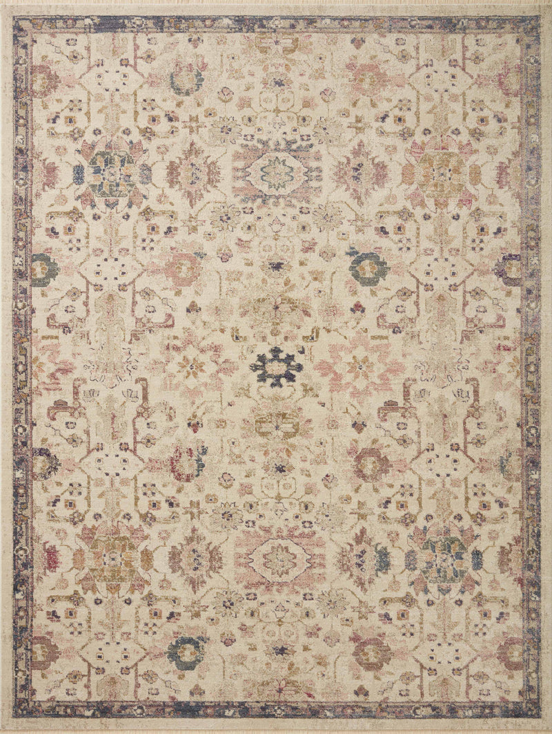 Loloi Rugs Giada Collection Rug in Ivory, Multi - 7.8 x 10 feet