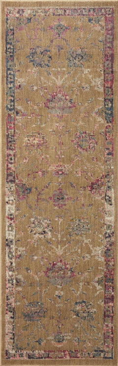 Loloi Rugs Giada Collection Rug in Gold, Multi - 6.3 x 9 feet