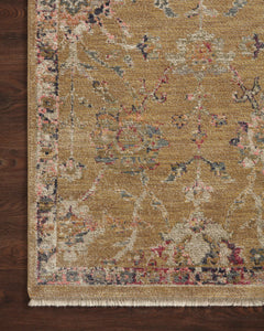 Loloi Rugs Giada Collection Rug in Gold, Multi - 6.3 x 9 feet