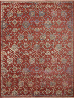 Loloi Rugs Giada Collection Rug in Red, Multi - 7.8 x 10 feet