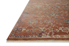 Loloi Rugs Giada Collection Rug in Terracotta, Multi - 7.8 x 10 feet