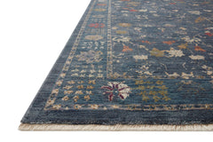 Loloi Rugs Giada Collection Rug in Denim, Multi - 7.8 x 7.8 feet