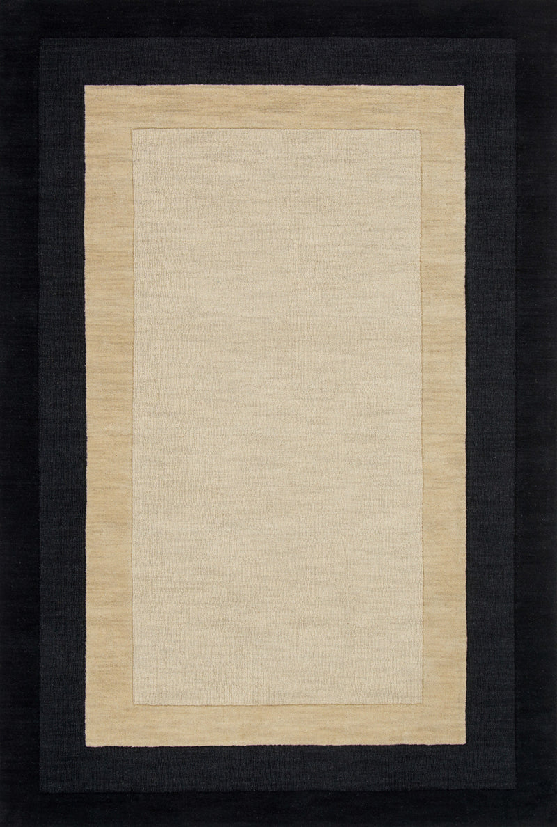 Loloi Rugs Hamilton Collection Rug in Ivory, Charcoal - 7.8 x 11 feet