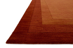 Loloi Rugs Hamilton Collection Rug in Rust - 7.8 x 11 feet