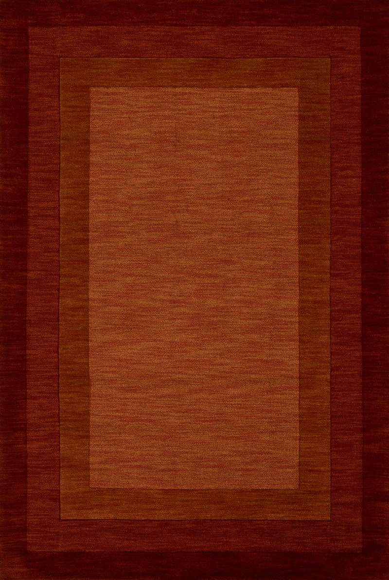 Loloi Rugs Hamilton Collection Rug in Rust - 7.8 x 11 feet