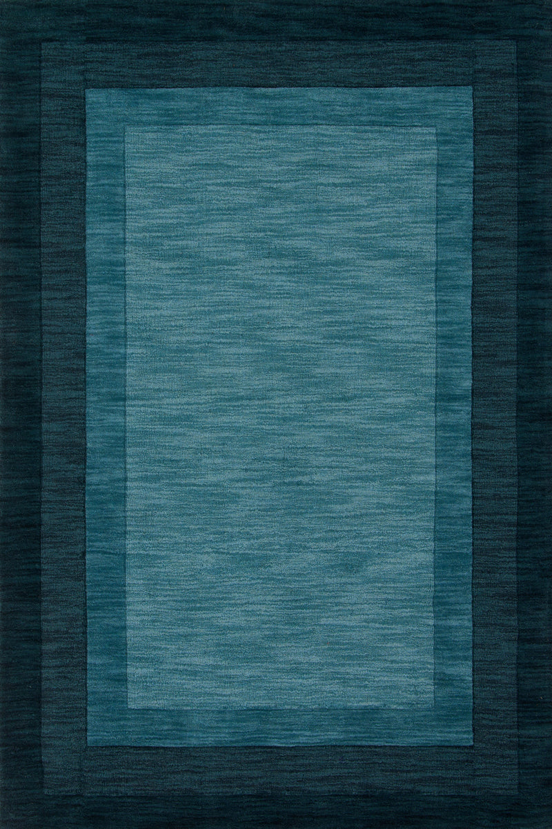 Loloi Rugs Hamilton Collection Rug in Teal - 7.8 x 11 feet