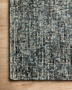 Loloi Rugs Harlow Collection Rug in Denim, Charcoal - 9.3 x 13 feet