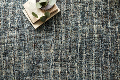 Loloi Rugs Harlow Collection Rug in Denim, Charcoal - 9.3 x 13 feet