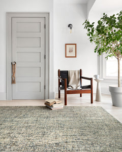 Loloi Rugs Harlow Collection Rug in Ocean, Sand - 9.3 x 13 feet