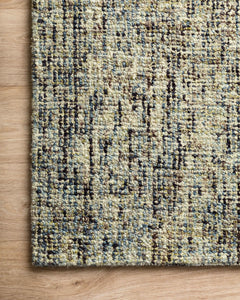 Loloi Rugs Harlow Collection Rug in Olive, Denim - 9.3 x 13 feet