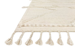 Loloi Rugs Iman Collection Rug in Beige, Ivory - 5.5 x 8.5 feet