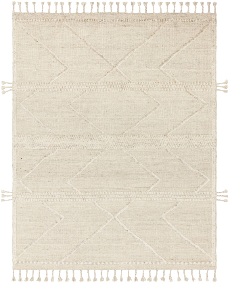 Loloi Rugs Iman Collection Rug in Beige, Ivory - 4 x 6 feet